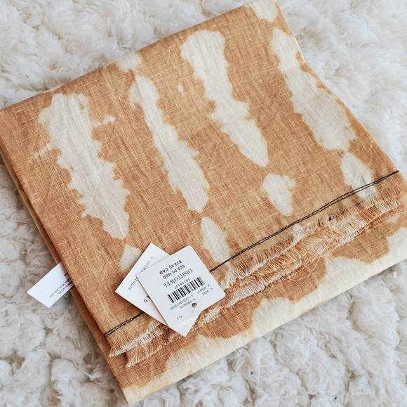 Anthropologie Marigold Linen Dish Towel - Sunrise - Picture 4 of 9